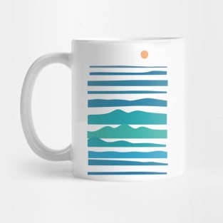 Sunset sea summer landscape Mug